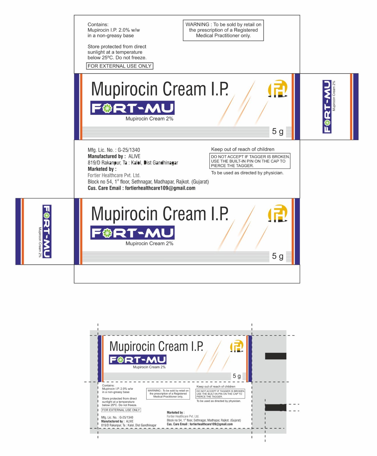Mupirocin Cream I.P.